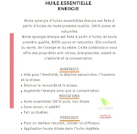 a flyer with the words hulle essentielle energy
