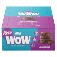 a box of keto wow chocolate cake