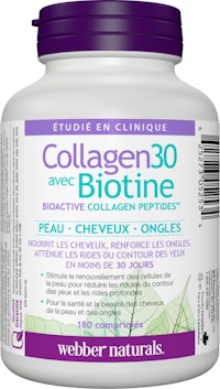 a bottle of weber naturals collagen 30