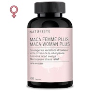 a bottle of maca female plus maca woman plus