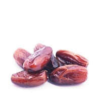 a pile of dates on a white background