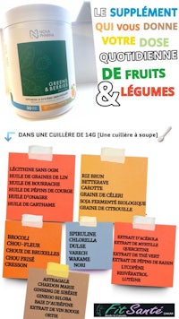 le complément alimentaire de fruits et legumes