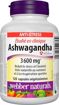 anti-stress ashwagandha - weber naturals