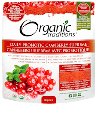 organic traditions daily probiotic cranberry supreme