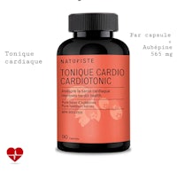 a bottle of tonque cardiocardionic with a heart on it