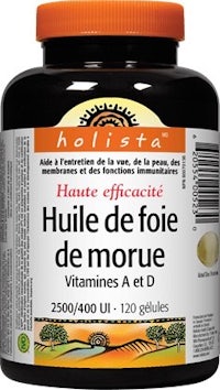a jar of hule de foe de vitamins a d