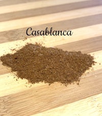 cabalanca powder on a wooden cutting board