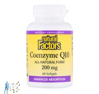 a bottle of natural factors coenzyme q10