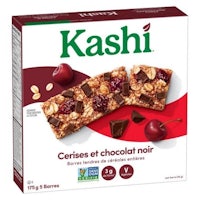 a box of kashi granola with cherries and chocolate