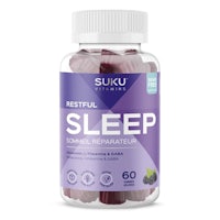 a bottle of suku fruitful sleep gummies