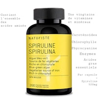 a bottle of spirulina spirulina