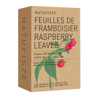 a box of feuilles de rasberry leaves