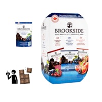 brookside chocolate bars with fruit and berries