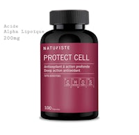 a bottle of protect cell