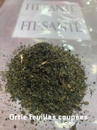 a bag of herbs with the words fit - sante on it