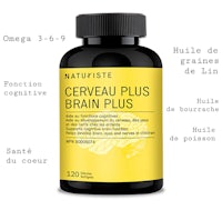 a bottle of cerveau plus brain plus