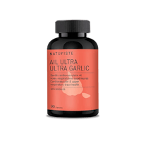 a bottle of all ultra ultra garlic