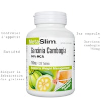 a bottle of meta slim's carnitine cambogia