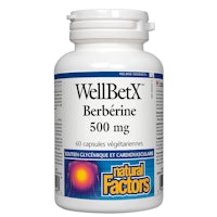 wellbex berberine 500mg - natural factors