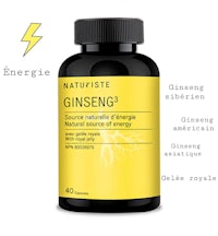 a bottle of ginseng