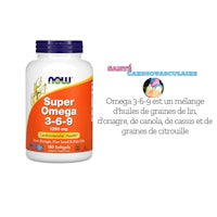 a bottle of super omega 359 with oranges