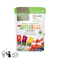 a bag of superfruit freeze with strawberries and blueberries