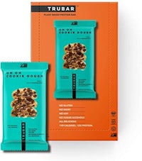 a package of tubar granola bars on an orange background