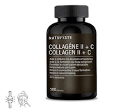 a bottle of collagen ii collagen + c