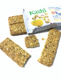 kashi granola bars on a white surface