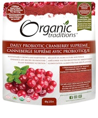 organic traditions daily probiotic cranberry supreme