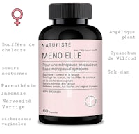 a bottle of naturiste meno elle