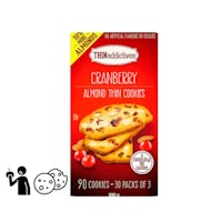 a package of cranberry almond thin cookies